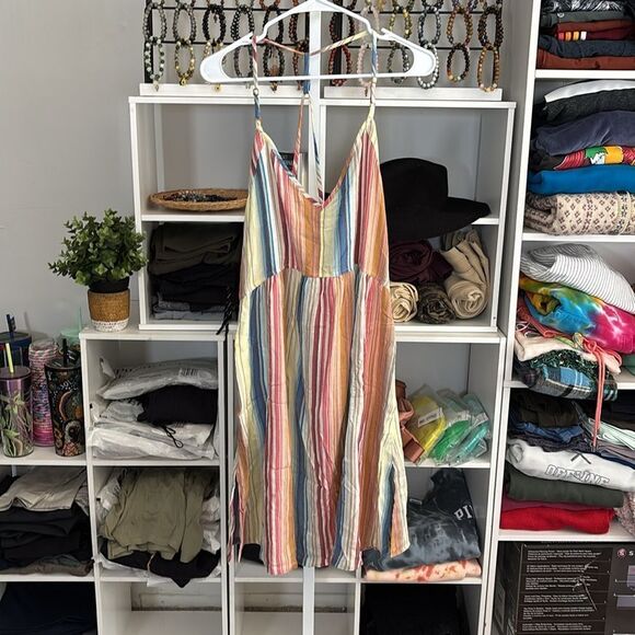 prAna Multicolor Striped Dress FERNIE $99 msrp new with tags - Picture 4 of 8